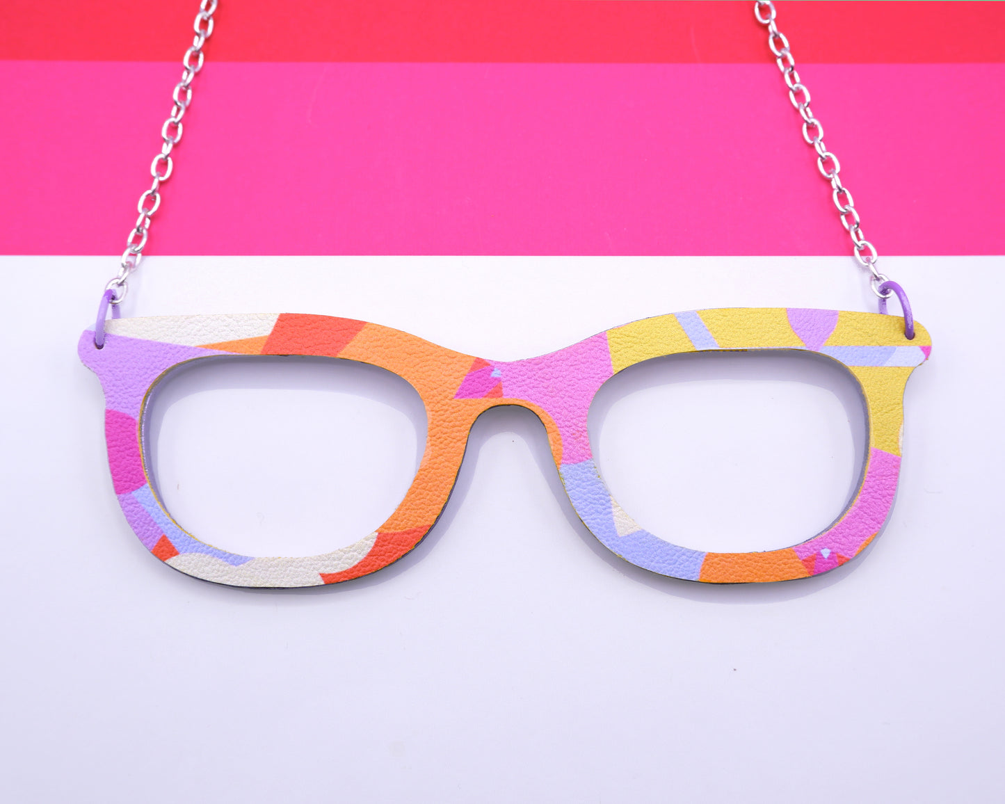 Glasses shaped Necklace