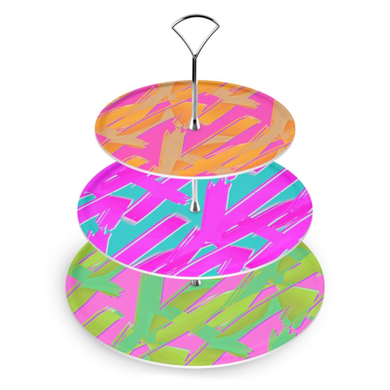 Cake Stand in Unrestrained Emotions - multicoloured