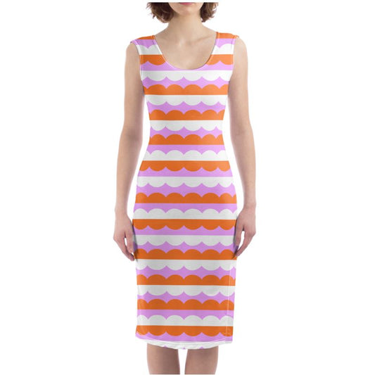 Bodycon Dress - "Sweetie Wrapper"