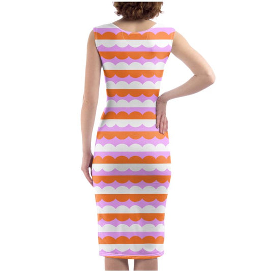 Bodycon Dress - "Sweetie Wrapper"