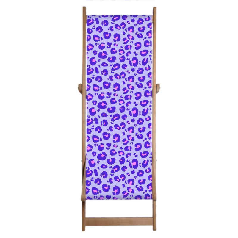 Deckchair Sling Only | Leopard Print in cobalt and pink